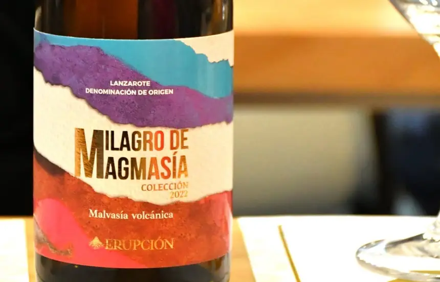 Uno de los vinos que se presentó al certamen.