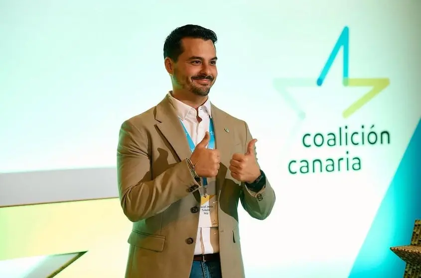 David Toledo, secretario de Organización de Coalición Canaria.
