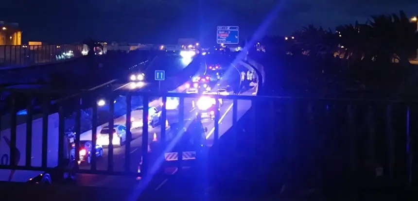 Imagen de la zona donde se produjo el accidente.