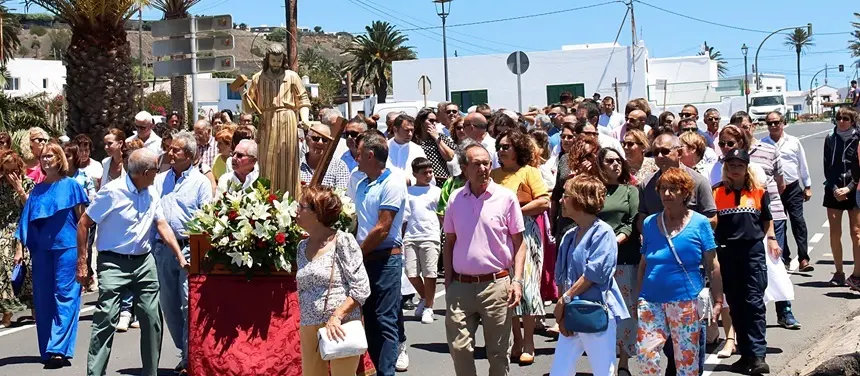 Imagen de archivo de las fiestas de San José Obrero en La Asomada.