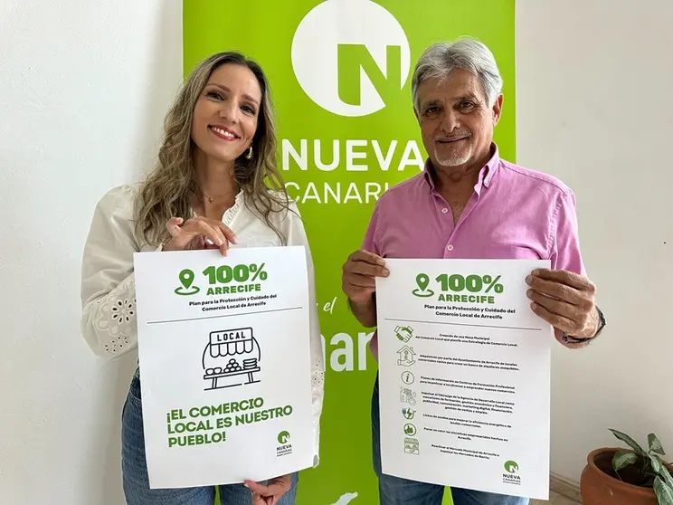 Sheila Guillén y Servando Pérez presentan 100% Arrecife