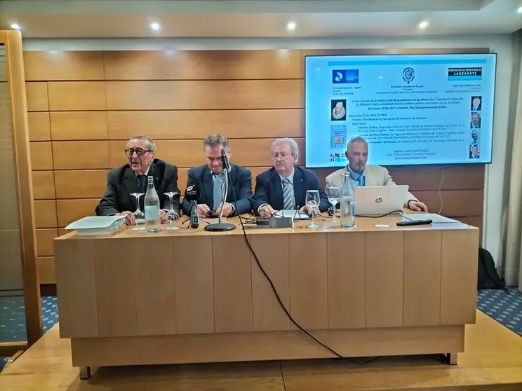 Ponentes de la conferencia de Lanzarotto Malocello.