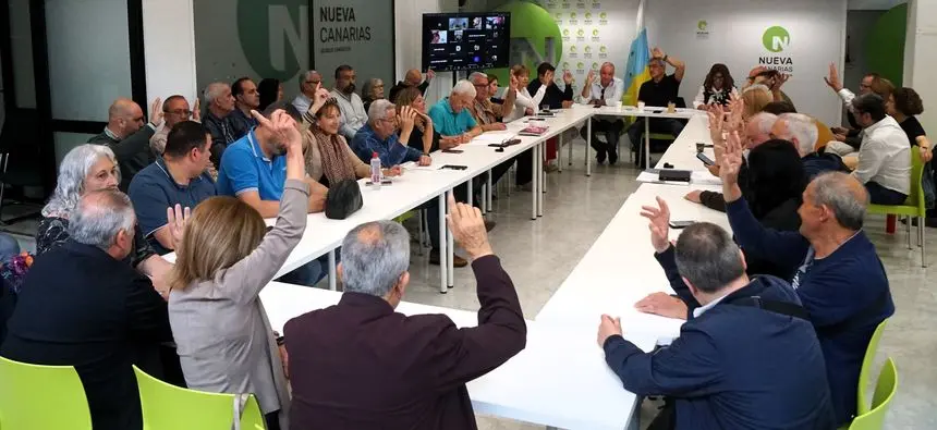 Imagen del momento de la votación
