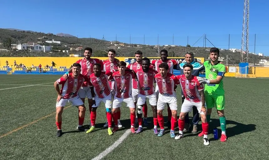 Equipo titular con el que el San Bartolomé afrontó el encuentro