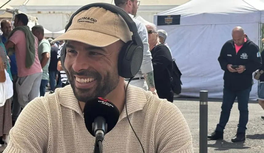 Daniel Medina, concejal de Festejos de Yaiza, en la última Feria de Ganado de Uga.