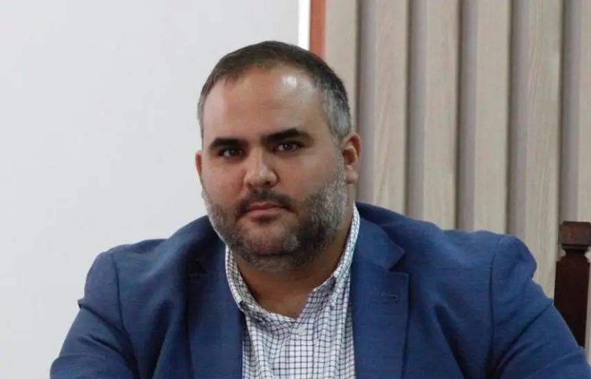 Samuel Martín en un pleno del Cabildo.