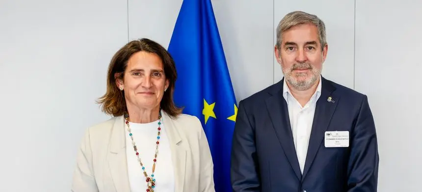 Teresa Ribera y Fernando Clavijo