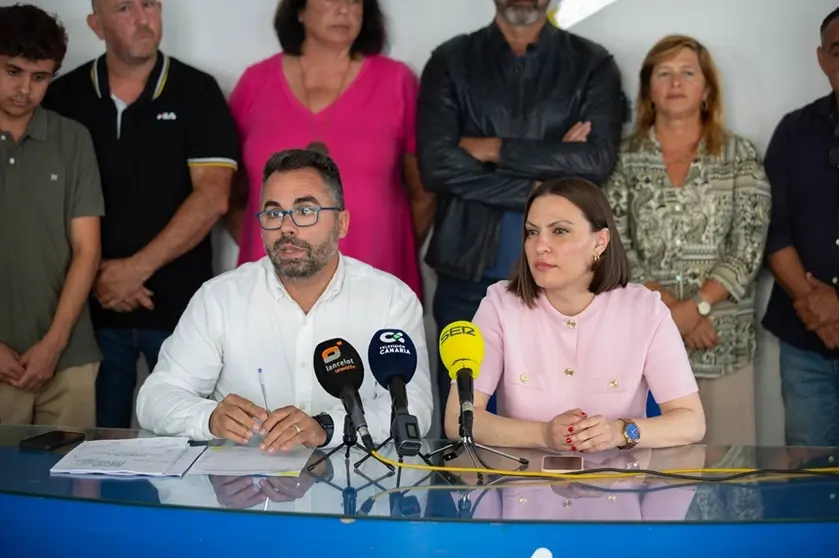 Echedey Eugenio y Migdalia Machín.