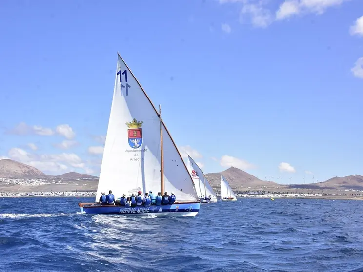 Embarcación Puerto de Arrecife durante la regata de este fin de semana.