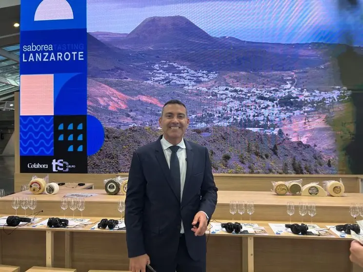 El presidente del Cabildo de Lanzarote, Oswaldo Betancort, en Gastro Canarias 2025.