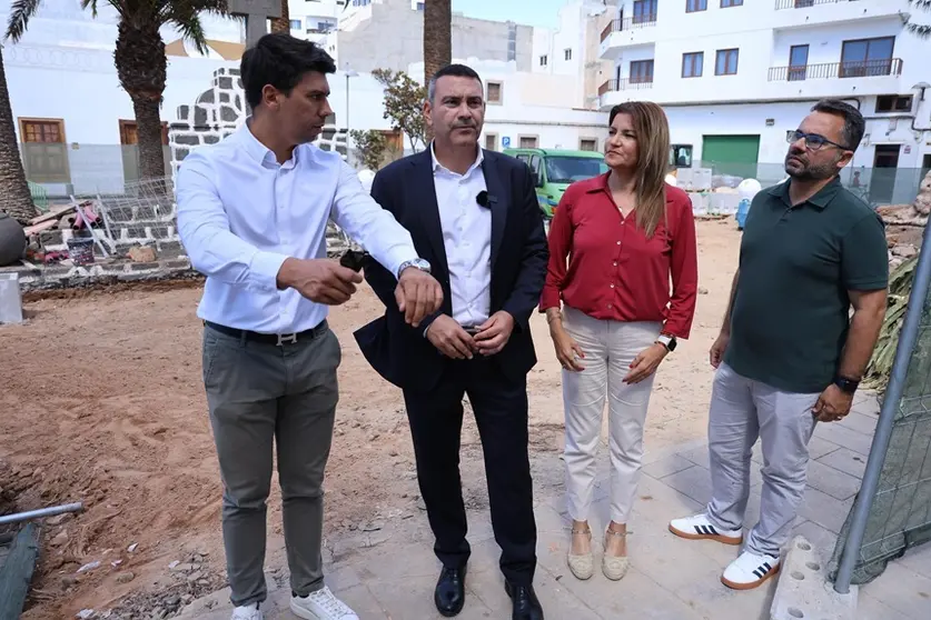Visita a la plaza de Las Palmas.