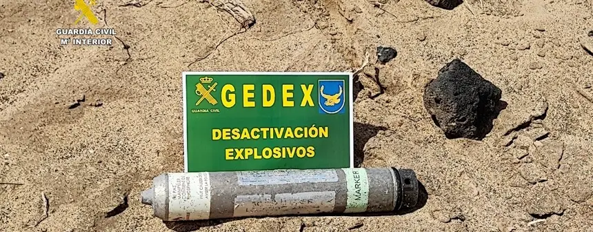 Artefacto desactivado por los TEDAX.