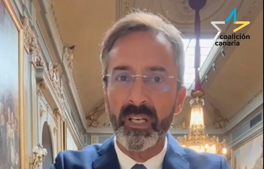 Pedro San Ginés en el Senado.