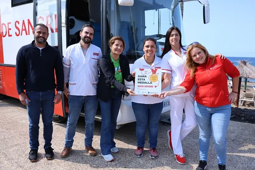 María Jesús Tovar en una de las campañas