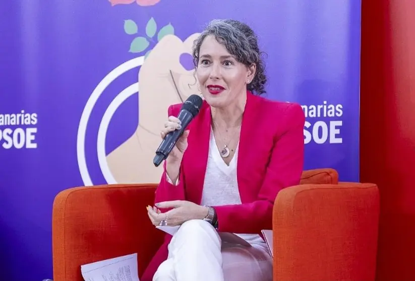 Ariagona González, portavoz del PSOE en el Cabildo de Lanzarote.