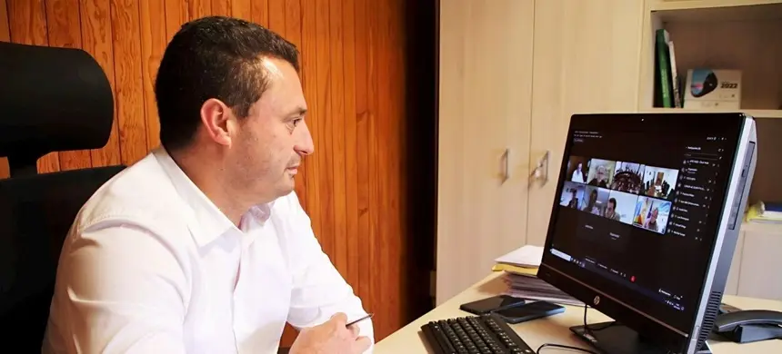 Óscar Noda, alcalde de Yaiza