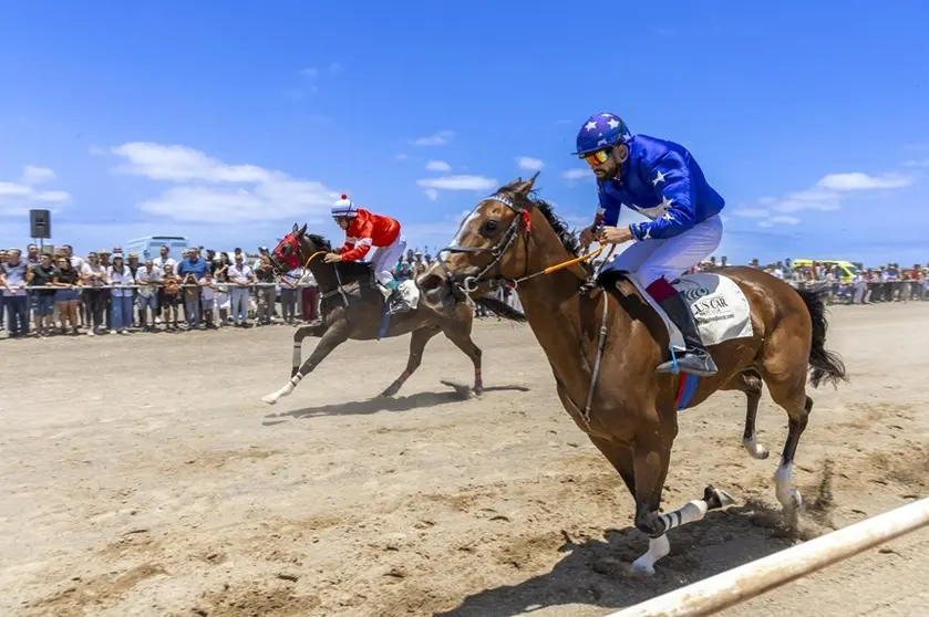 Carrera de caballos de la IV Feria de Agricultura, Ganadería y Pesca de Teguise.