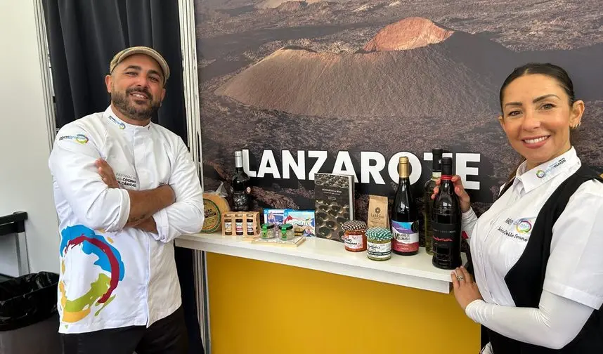 El chef lanzaroteño Yeray Gil fue el representante de Lanzarote en la feria gastronómica de Dublín.