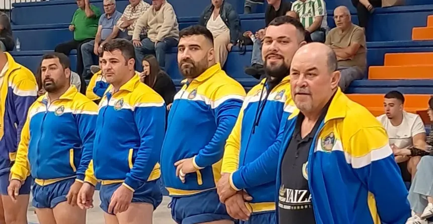 Luchadores del Unión Sur Yaiza.