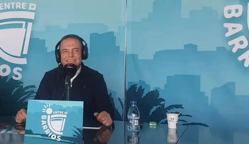 Jesús Machín en una imagen de archivo en una de sus intervenciones en el programa Entre Barrios.