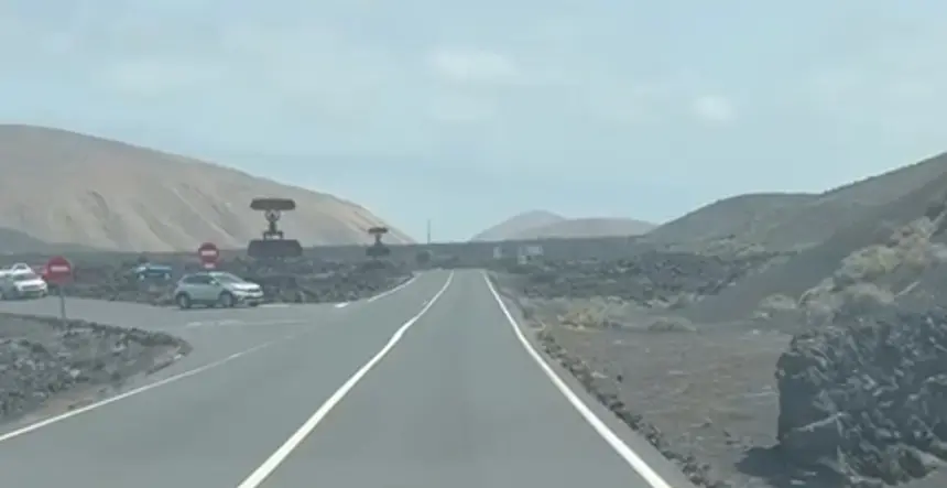 Entrada al Parque Nacional de Timanfaya