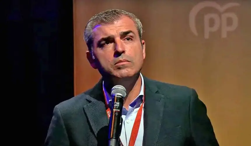 Manuel Domínguez durante su intervención en el cónclave