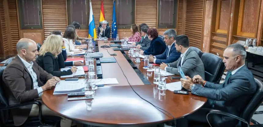 Imagen de un encuentro del Consejo de Gobierno de Canarias.