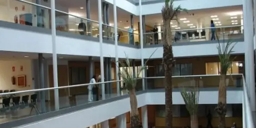 Imagen del interior de los juzgados de Arrecife. 