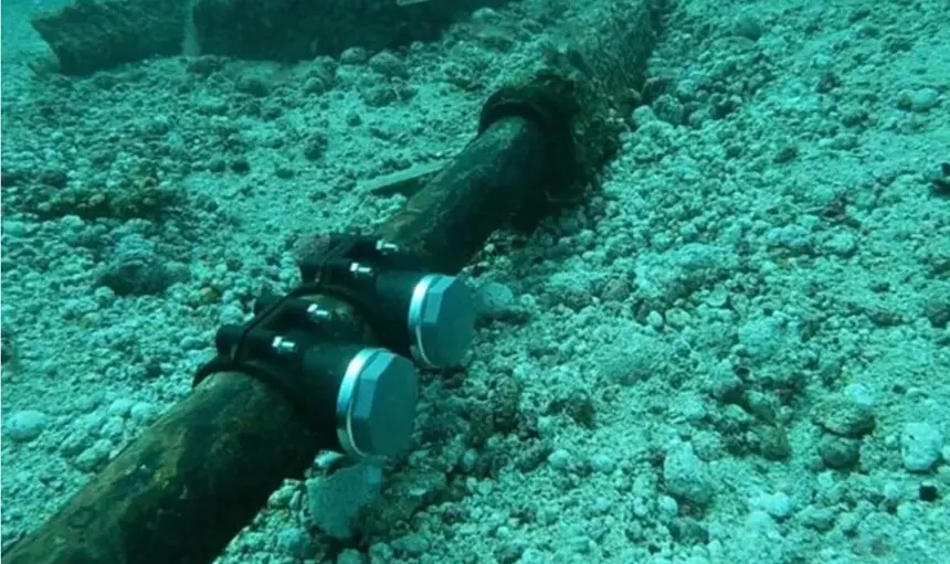 Tubería submarina de La Graciosa.