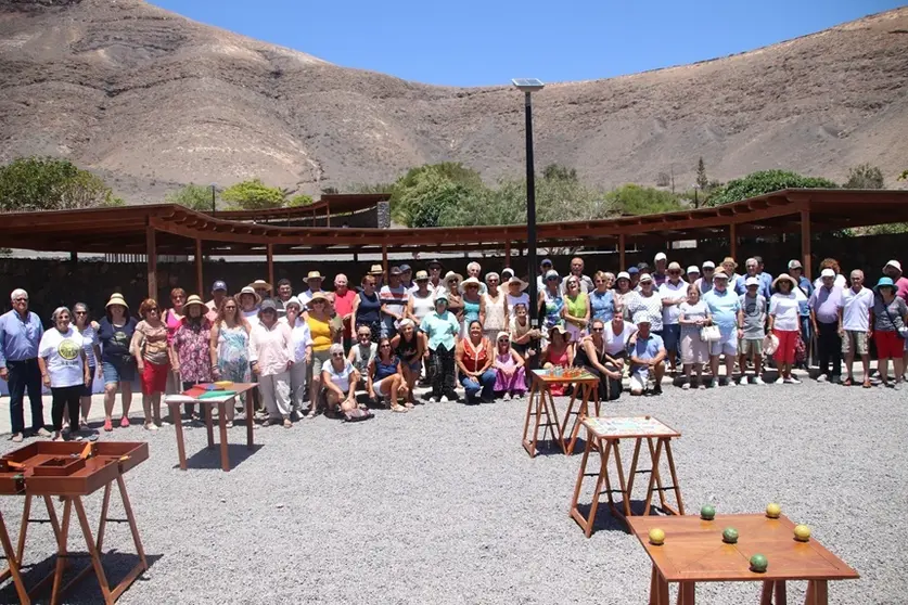 Encuentro de mayores en Yaiza.