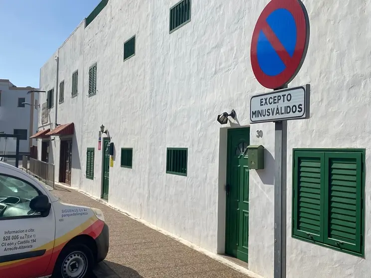 Imagen de una de las señales situadas en el municipio.