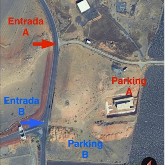 aparcamiento en zona arqueológica zonzamas.