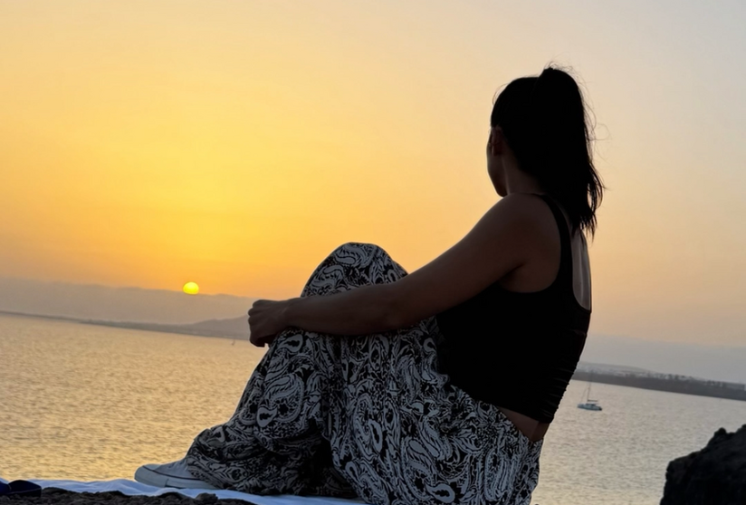 Publicación de la instagramer en sus redes sociales en Lanzarote.
