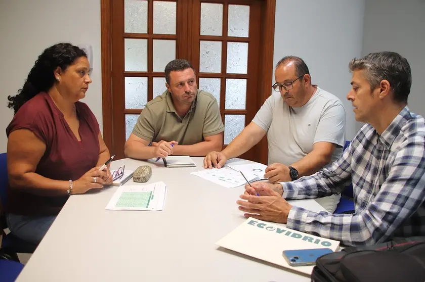 Reunión con Ecovidrio en el Ayuntamiento.
