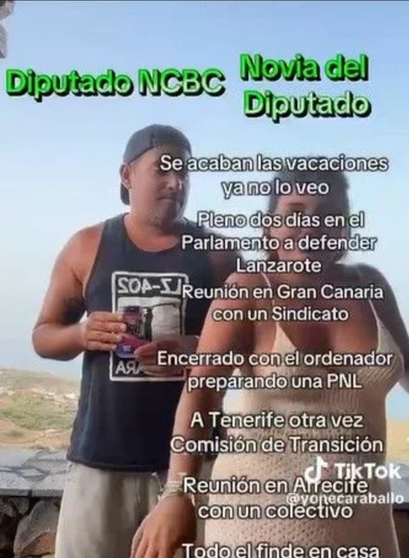 Publicación de Yoné Caraballo en sus redes sociales.