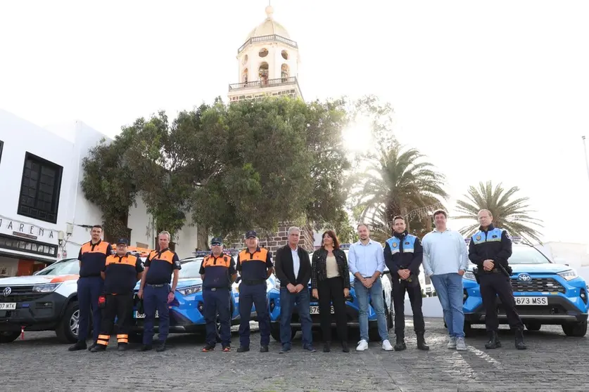 Presentación de los Coches Policía de Teguise.