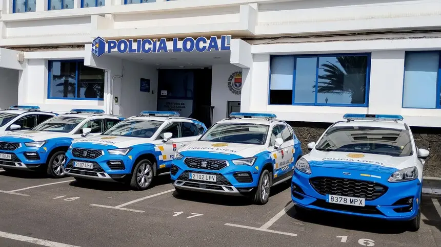 Sede de la Policía Local de Arrecife donde se localiza el Centro Operativo de llamadas.
