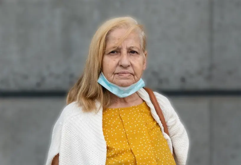 Candelaria Díaz, madre del fallecido en el año 2009.