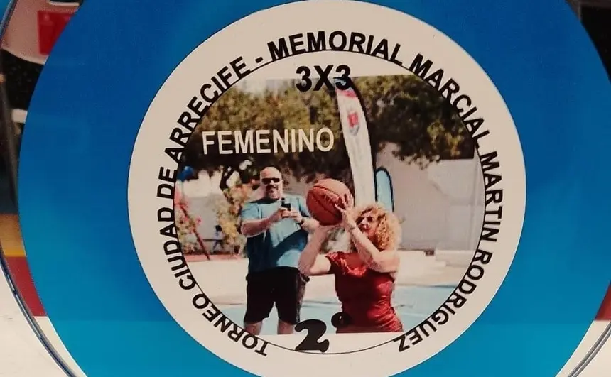 Imagen del trofeo del torneo de baloncesto 3x3.