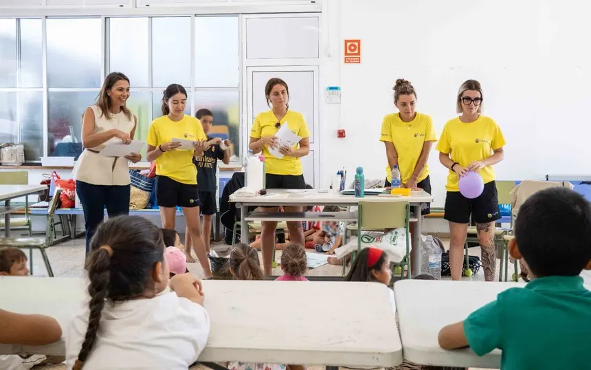Maite Corujo en la clausura de los campamentos conciliadores verano 2025.