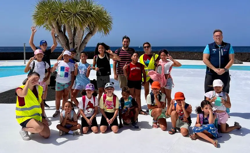 Imagen de los niños participantes.