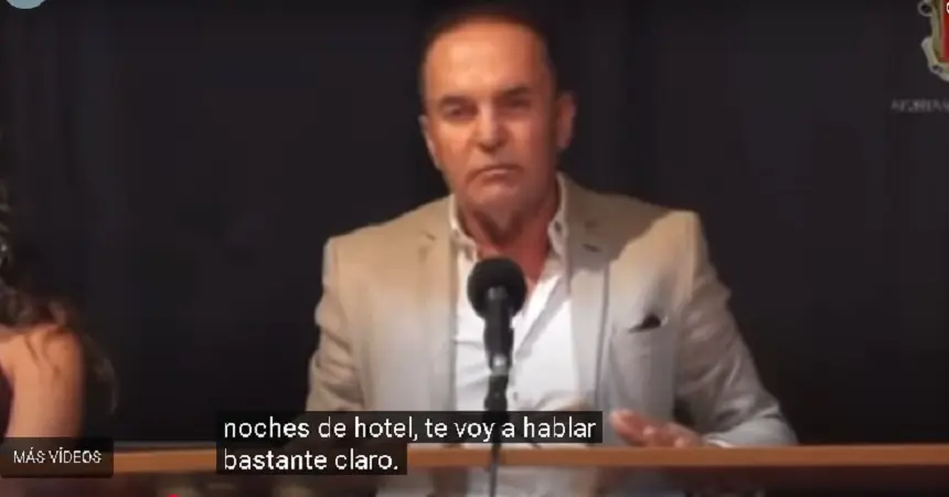 Captura de pantalla que justifica la denuncia del PSOE de Tinajo. 