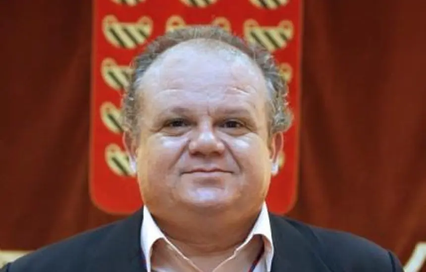 Juan Antonio de la Hoz en el Cabildo de Lanzarote