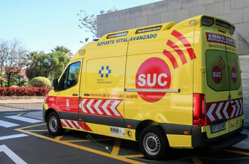 Imagen de archivo de una ambulancia del SUC.