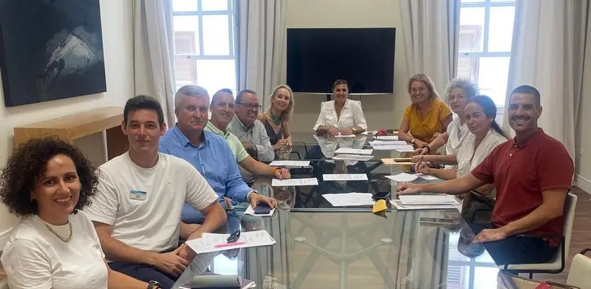 Reunión de la Mesa de Turismo celebrada este mes.