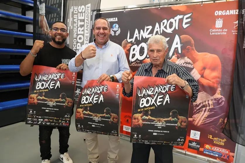 Presentación del evento Lanzarote Boxea.