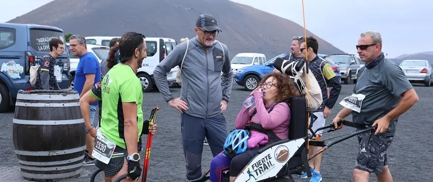 Marci Acuña durante la Wine Run 2025.