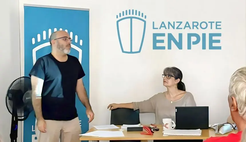 Leandro Delgado y Leticia Padilla durante la celebración del congreso