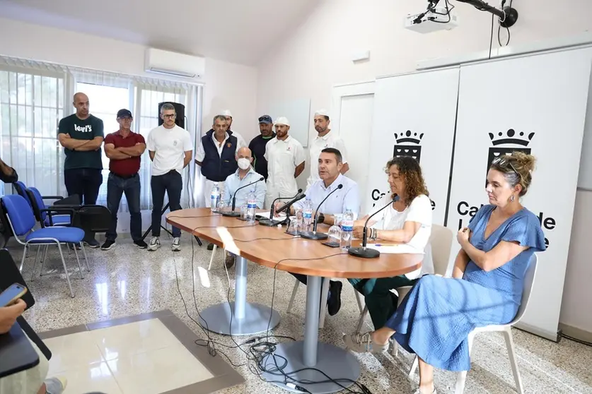 Rueda de prensa del Presidente del Cabildo desde la Granja Experimental.
