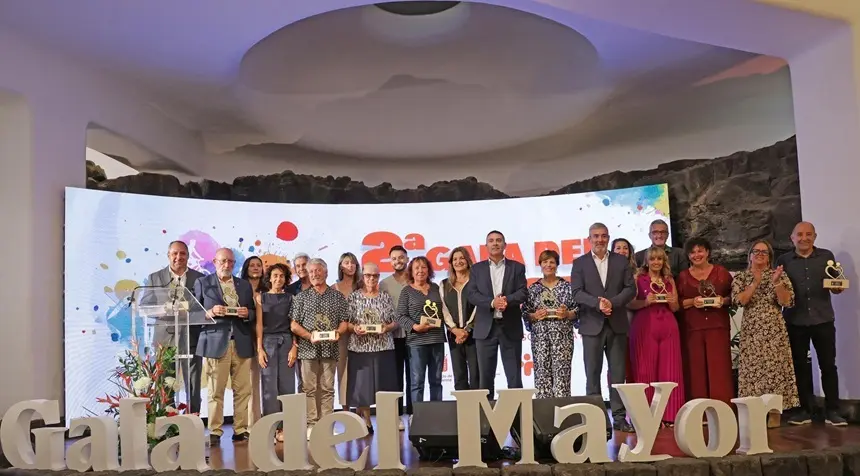 Premiados en la II gala del mayor.
